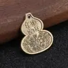 Llavero Colgante Bagua Retro Colgante Token Bolsa Calabaza Bagua Tai Chi Colgante Llavero Paz