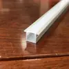 Kit de Carcaça de Barra de Luz LED Rígida 1010 Luz de Canaleta Oculta com Ranhura para Cartão Luz Linear Perfil de Alumínio Luz de Prateleira Ranhura de Alumínio