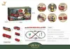 Paquete en Inglés Transfronterizo Set de Vías de Tren de Vapor Retro Tren Eléctrico Simulado Juguetes para Niños de Amazon