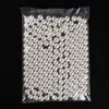 Material DIY artesanal acessórios de contas soltas pérola de imitação ABS contas soltas Jin inteiras contas redondas de furo duplo 4-20mm