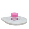 Fábrica de Origem Plástico Parede Grossa Transparente Embalagem Cosmética Pote Vazio 5g Frasco para Creme Frasco para Máscara Labial