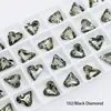 Dongzhou Diamante de Corazón Torcido con Punta Inferior de 16 mm Accesorios para Joyería DIY Diamante de Cristal con Forma Especial Joyería de Diamante Collar Joyería de Diamante al por Mayor