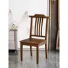 Nueva silla de comedor estilo chino silla de madera maciza respaldo taburete hogar simple moderna comedor comer mesa de comedor silla silla sombrero oficial