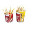 Copa Oden Anti-quemaduras Vaso de Papel Desechable Cubo Tazón de Papel Espesado con Tapa Caja de Embalaje Comercial para Llevar