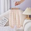 Pantalones Antimosquitos para Bebé Verano Delgados Algodón para Recién Nacida Bombachos para Niñas Pantalones Delgados Transpirables para Aire Acondicionado