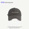 Boné de Baseball Novo Estilo Coreano para Primavera e Verão para Mulheres com Letras Bordadas, Circunferência da Cabeça Grande, Boné Versátil Casual para Uso ao Ar Livre para Homens
