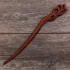 Área Turística Souvenir Antiguo Hecho a Mano Sándalo Rojo Pasador Estilo Chino Madera Broche de Madera para el Cabello para Mujeres