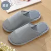 Pantuflas de lino para interior, hogar, domésticas, pantuflas frescas para mujer, ropa de casa, resistentes al desgaste, antideslizantes, suela gruesa, pantuflas frescas de verano para hombre, venta al por mayor