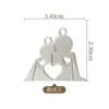 Acessórios de Joias DIY Modernos e Fofos Dia dos Namorados e Dia dos Namorados Chinês Pingentes de Joias para Casal Coração Africano Diamante