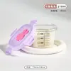 Contenedor de Comida para Bebé, Bol de Vidrio Portátil y Sellado para Bebés al Salir, Adecuado para Cocer al Vapor Natillas de Huevo