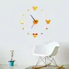 Reloj de Pared Digital DIY Creativo Moderno Escandinavo Reloj Acrílico Personalizado Decoración de Pared para Sala de Estar Reloj de Cuarzo