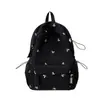 Nova Mochila Escolar Rosa Claro Estilo Japonês de Alto Valor Estético para Meninas, Mochila com Laço Colorido Doce, Bolsa Leve de Duas Alças para Alunos do Ensino Fundamental II e Médio