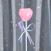Cinta Decorativa para Pastel Lazo Banderín Color Lentejuelas Globo Fiesta de Cumpleaños Escena de Mesa de Postres Tarjeta
