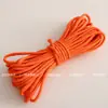 Cuerda de Algodón Retorcida de Núcleo de 4 mm Cuerda Trenzada Colorida Hecha a Mano para Bricolaje Cuerda Decorativa Cuerda de Hilo de Algodón Material para Abalorios Lanyard de Teléfono Colgante de Bolso
