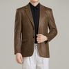 Traje Slim Estilo Coreano para Hombre Jacquard de Ante Moda Casual Chaqueta de Traje Dx148 Negro Listo para Enviar