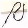 Cuerda de cordón con colgante de hebilla de malla de 2 mm jade con cuerda de cordón de colgante de jade bolsa de cristal cuerda de collar cuerda de cordón para colgante de joyería DIY