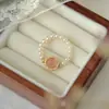 Cardcaptor Sakura Anillo de Amor Rosa Melocotón con Circonita y Lazo Anillo Mágico Bidimensional Colorido Exagerado