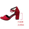 Sandalias de Verano 2025 Estilo Nuevo Versión Europea Americana Coreana Boca de Pez Tira Cruzada Venta Directa de Fábrica Comercio Exterior Transfronterizo Zapatos para Mujer