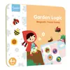 Saalin Kidsren Sudoku Magnético Introducción Cuadrículas de Nueve Cuadros Juego de Mesa Educativo Juguete Entrenamiento de Pensamiento Lógico Matemático