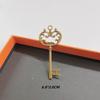 Llave Retro de Fábrica DIY Metal Key Cuaderno Botella de Vidrio Colgante Accesorios de Joyería Creativos Accesorios de Bronce
