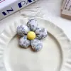 Tela de Flor de Lunares Relleno de Algodón Flor de Cinco Pétalos Accesorios Textiles para el Hogar Ropa Accesorios para el Cabello Pasador Hecho a Mano para Mujer Accesorios de Joyería DIY