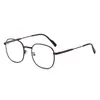 Gafas Redondas Fotocromáticas para Miopía, Elegante Marco Metálico Ojo de Gato Artículo de Moda, Populares Gafas para Miopía Color Oro Rosa con Filtro de Luz Azul