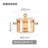 Cuchara de Vidrio con Mango Largo, Alto Borosilicato, Resistencia a Altas Temperaturas, Alta Apariencia, Cuchara Transparente para Condimentos de Cocina, Cucharilla de Café