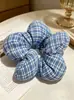 Laços de cabelo de flor estilo coreano fofos para crianças, scrunchies, suprimento para loja de acessórios, direto da fábrica
