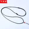 Cuerda para Colgante de Jade Ajustable Fina Fuerte y Duradera Cuerda de Cuero Encerado Hebilla Segura Cuerda para Colgante Collar de Cuerda Trenzada Hecha a Mano