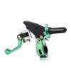 Freno de embrague de dos dedos modificado de 360 grados para motocicleta de cross, que ahorra mano de obra, freno de aleación de aluminio, corto, plegable, anticaída