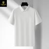 Camisa Polo de Nylon Hilo de Hielo Sin Costuras para Hombre de Manga Corta Fina para Aire Acondicionado Camisa Polo con Cuello Polo Uniforme de Equipo para Hombre Uniforme de Trabajo Personalización