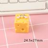 Grande Dibujo Animado Tridimensional Haibao Bloque de Queso Accesorios de Resina Pegamento Crema DIY Funda para Teléfono Móvil Adornos Adhesivos para Refrigerador