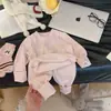 Conjunto de ropa interior térmica de terciopelo Lyocell para niños y niñas, capa base de invierno, ropa de otoño, pantalones de otoño, camiseta interior para niños