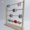 Arara de Fio para Loja de Joias Arara de Fio para Joias Arara de Fio de Madeira Sólida Multicamadas Fio de Peixe Leve Fio de Jade Fio de Pagode Nylon com Contas