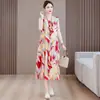 Vestido de Algodón y Seda de Alta Gama sin Mangas Estilo Nuevo 2026 para Mujer, Ropa de Verano para Mamás, Vestido de Playa de Moda en Sanya Este Año