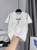 Camiseta Casual Versátil de Manga Corta para Hombre con Parches Tie-Dye de Marca de Moda Nueva Verano 2026, Moderna y Transpirable
