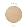 Amazon Nórdico Simples Estilo Trama Imitada Lama de Diatomáceas Almofada Macia Sala de Jantar Absorção de Água Secagem Rápida Jogo Americano Cozinha Antiderrapante Porta-copos