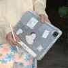 Funda Musical Linda de Estrella Miffy para Apple iPad 11, Mini Y-fold Air 8 con Ranura para Lápiz, Pro