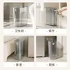 Cubo de basura para uso doméstico, alto valor estético, nuevo estilo de lujo, papelera de moda para cocina y baño, almacenamiento interior simple