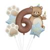Nuevo Globo de Película de Aluminio de Pastel Mágico de Oso Set Número 32 pulgadas Garra de Oso Fiesta de Cumpleaños Infantil Accesorios para Fotos