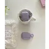 Funda Protectora para AirPods de 4ª Generación Estilo Coreano con Puntos Lindos Adecuada para Auriculares Bluetooth Apple de 3ª Generación Pro2