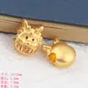 Acessórios para joias diy Vietnã ouro de areia ano animal ano do dragão bolinho de ano do dragão dragão da sorte cabeça de pulseira cordão material lote