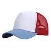 Nueva gorra de malla transpirable con combinación de colores de moda para leche de té, escuela, deportes, sombrero de protección solar, se puede hacer con LOGOTIPO