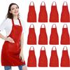 Comércio exterior publicidade simples avental sem mangas cabresto poliéster cintura garçom roupas de trabalho avental doméstico fábrica atacado