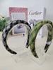 Diadema de ala ancha con diseño de cuadros y ala ancha para mujer, estilo nuevo de 2023
