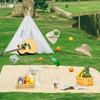 En stock tapete de picnic para exteriores tela Oxford tapete de piso a prueba de humedad plegable portátil tapete para tienda de campaña de salida de primavera tapete de playa impermeable engrosado