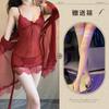 Night Tingxiang Lingerie sexy estilo europeu e americano tamanho grande conjunto de três peças sexy renda renda conjunto saia de tule 040