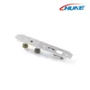 Nueva rueda superior extendida recta de acero inoxidable anti-oscilación ventana corrediza rueda superior guía silenciosa polea de puerta corrediza de armario