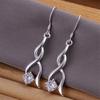 Deseo Amazon joyería moda plata comercio exterior borla giro pendientes Europa y Estados Unidos circonita pendientes fabricantes al por mayor