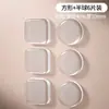 Almohadilla de silicona anticolisión para manija de puerta, almohadilla silenciosa, pegatina para puerta de refrigerador, tope de puerta, dispositivo anticolisión y pegatina de pared para detrás de las puertas de los gabinetes